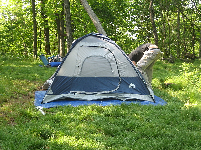Appalachian trail campsite
