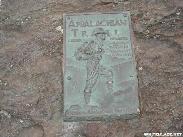 Georgia Appalachian Trail Club Plaque