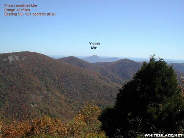 Yonah Mtn from Levelland Mtn