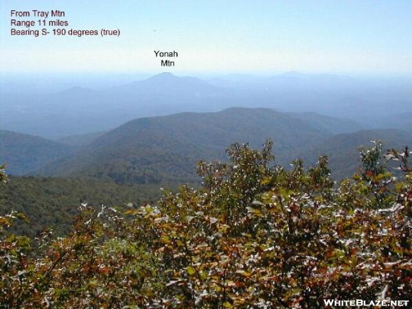 Yonah Mtn from Tray Mtn