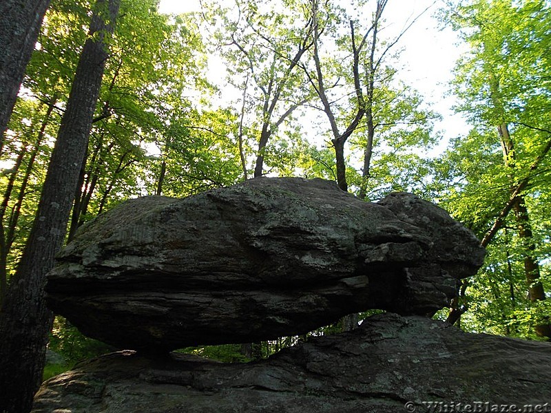 Famous rock formation just south of neels gap