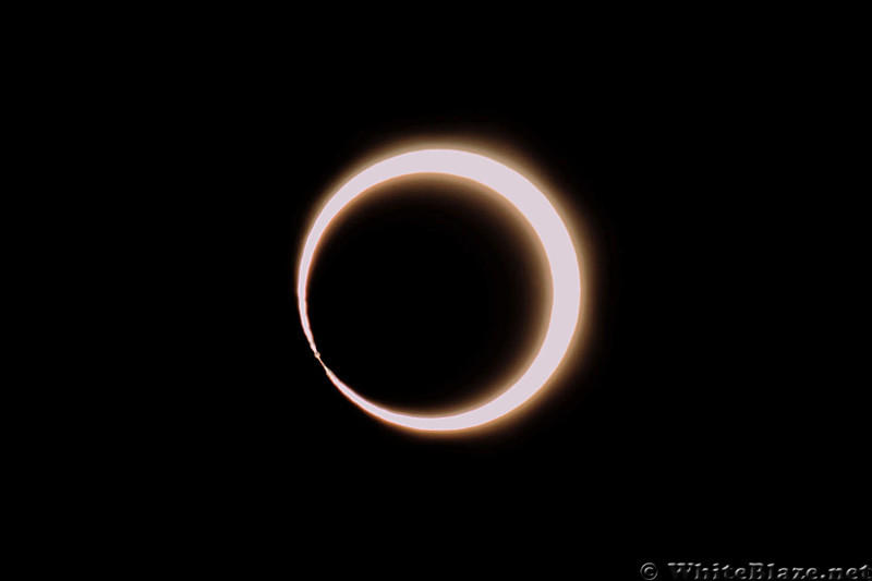 annular Eclipse as seen from near Hanksville, Utah, May 2012