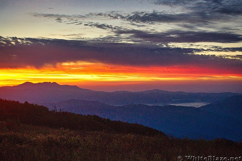 Camping on Top of Little Hump Mountain, NC