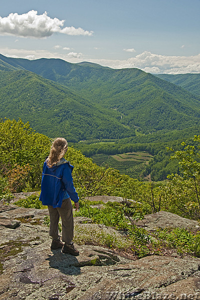 Natalie at Three Ridges Wilderness
