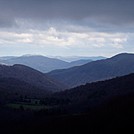 View from Over Mountain Shelter, the Red Barn