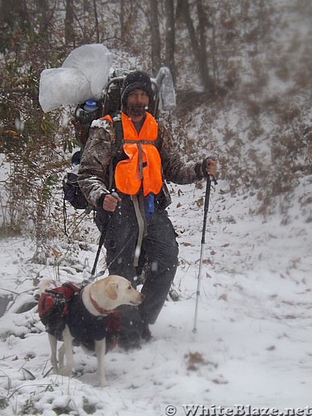 overnight hiker on wesser 10/31/2012