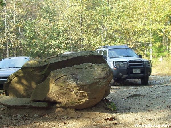Rock at Springer Mtn. Parking Lot