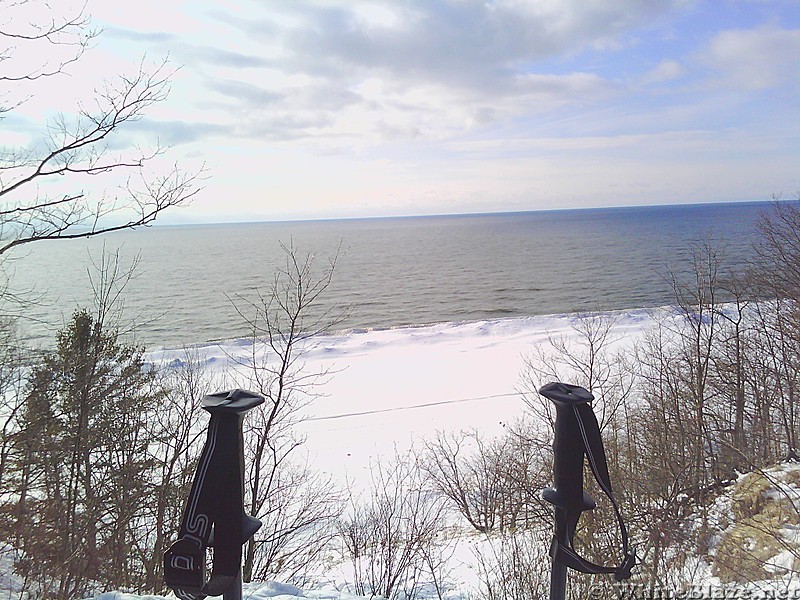 Through the dunes &amp; lake Michigan