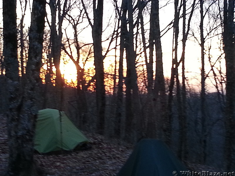 Camping at the GA/NC border..