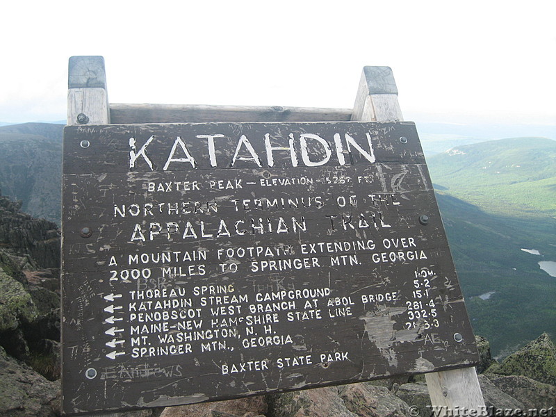 My hike up Mt. Katahdin