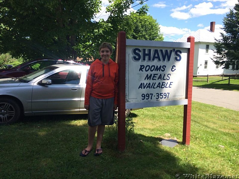 Trail Magic Bag Delivery, Monson, ME - July 2014