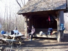 Jersey & Dog-Tired at Hawk Mtn Shelter by BackcountryDave in Hawk Mountain Shelter