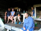 Jigsaw, Helen, Mary, Fish Outta Water, and Shades of Blue, at Kid Gore Shel by Rainman in Vermont Shelters