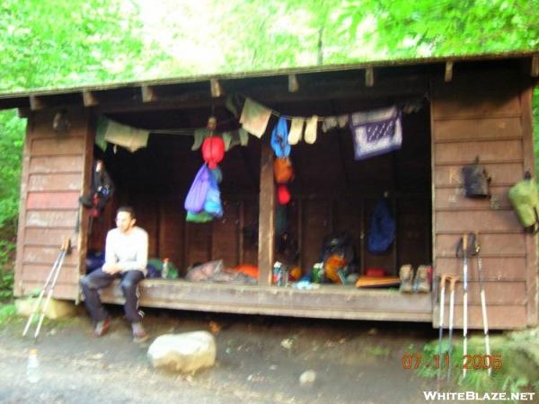 Phaedrus at Sucker Brook Shelter