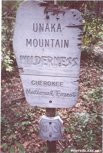 Unaka Mountain Sign