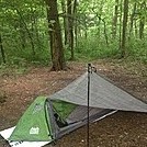 First night in bivy