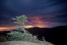 Sunrise behind Mt. Washington