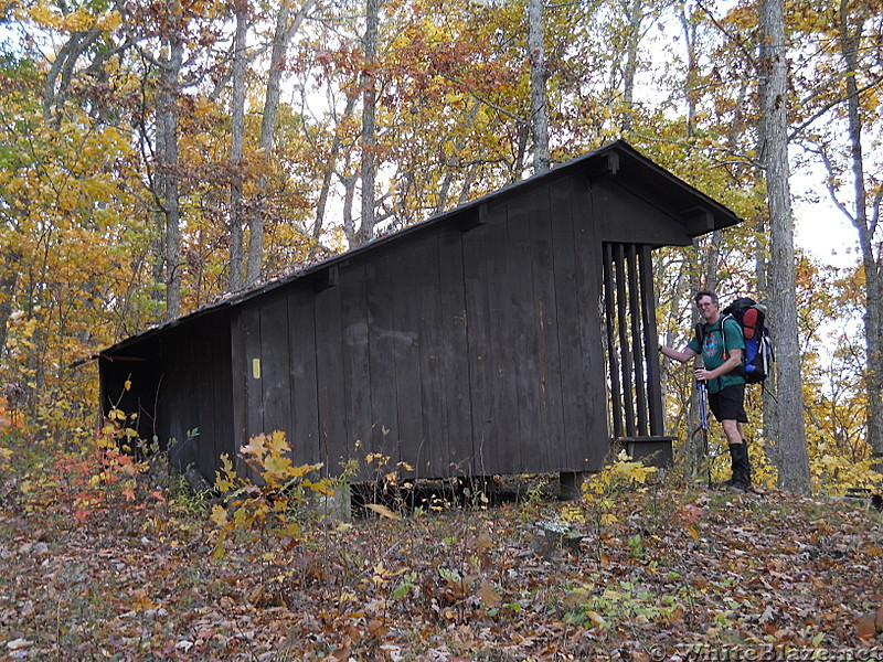 Marlin Mountain Shelter on Allegheny Trail