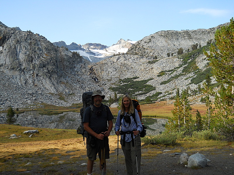 Cookerhiker & Scarf en-route to Donahue Pass on John Muir Trail