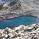 JMT - tarn on way up to Glen Pass