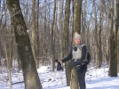 Cookerhiker at HighTop Shelter in winter