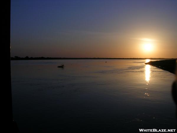 Sunrise over the Niger River