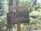 Sign en-route to Killington by Cookerhiker in Trail & Blazes in Vermont