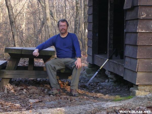 End of day at Matts Creek Shelter