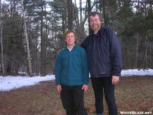 Deb & Cookerhiker at Silver Hill Campsite