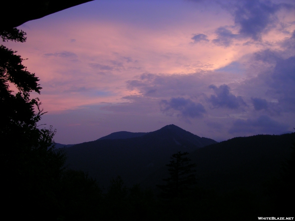 Dusk at Whiteface Shelter