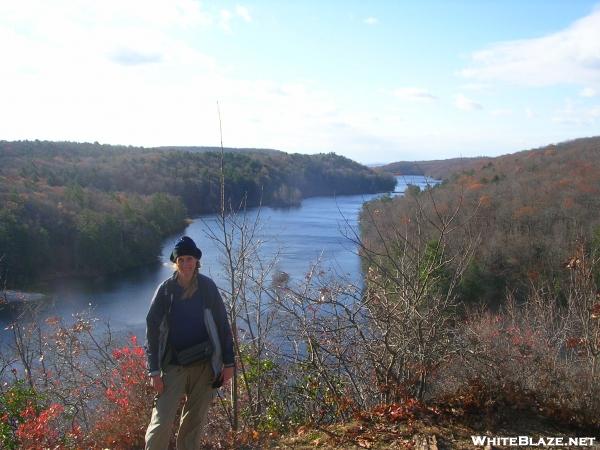 Scarf overlooks Canopus Lake, NY