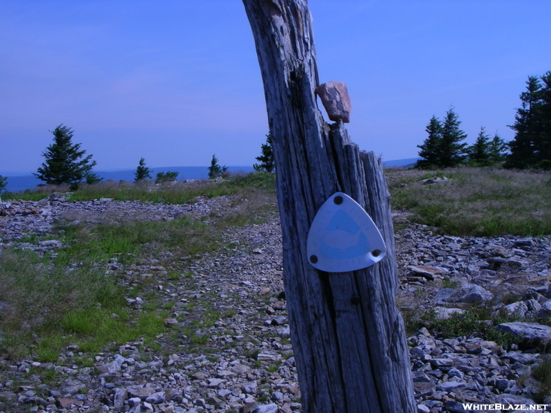 American Discovery Trail Marker Dolly Sods Wilderness