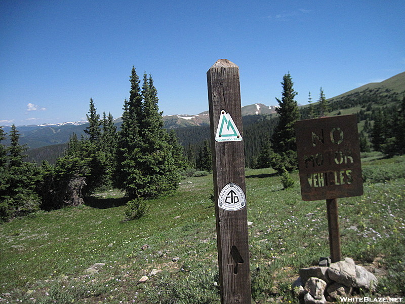 Junction with CDT - Colorado Trail thruhike 2011