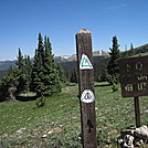 Junction with CDT - Colorado Trail thruhike 2011