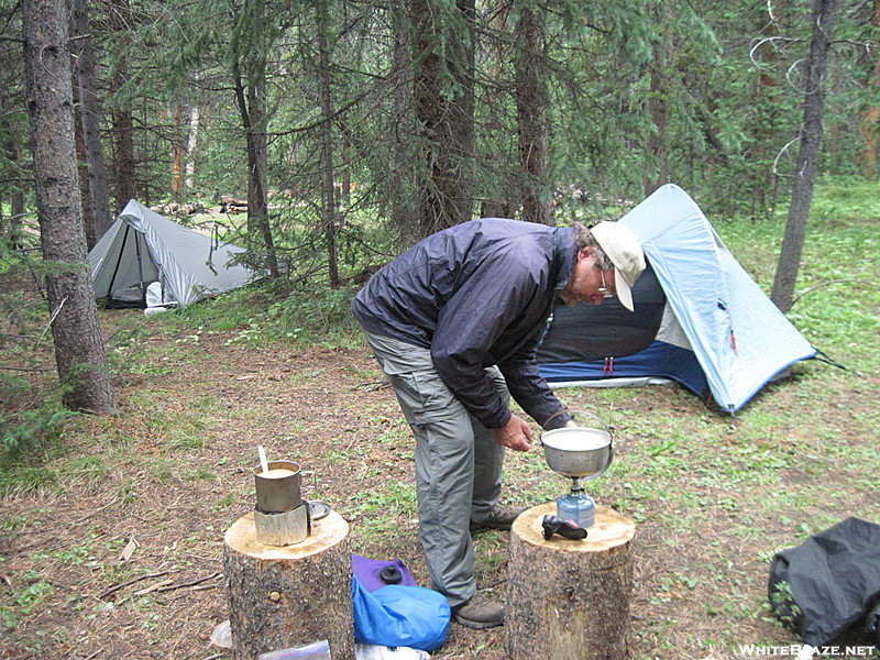 Swan River campsite - Colorado Trail thruhike 2011