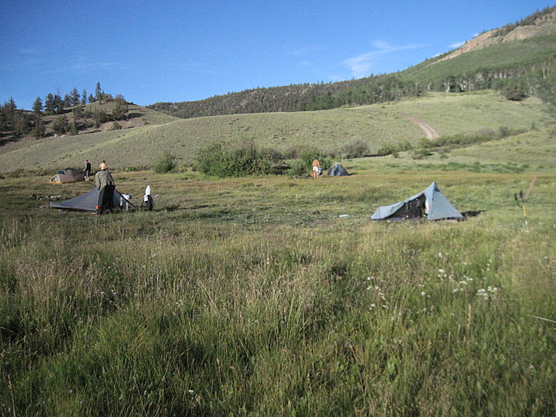 Campsite at Cochetopa Creek