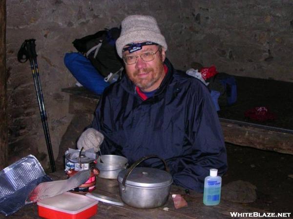 Cookerhiker at Groundhog Creek Shelter