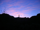 Arizona Trail - Solo Saguaro Pierces The Sunset