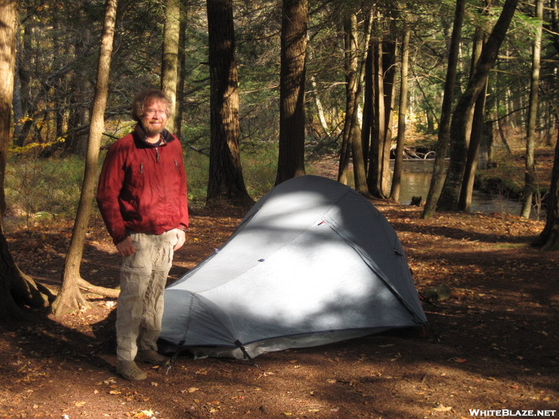 First Night Campsite On Susquehannock Trail, Pa