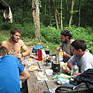 Thruhikers in Shenandoah National Park