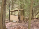 Privy at New Roaring Fork Falls Shelter by cabeza de vaca in North Carolina & Tennessee Shelters