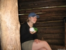 Princess Leah at New Roaring Fork Falls Shelter 03APR2007 by cabeza de vaca in Section Hikers