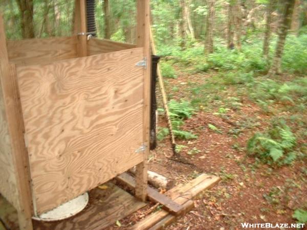 Bald Mountain Shelter Privy Flies 28JUL2005