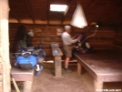 Roaring Fork Shelter Interior by cabeza de vaca in North Carolina & Tennessee Shelters