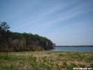 Bartram Trail meadow crossing view of Lake Thurmond