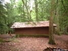 No Business Knob Shelter rear view 29JUL2005 by cabeza de vaca in North Carolina &Tennessee Trail Towns