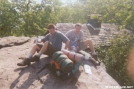 Trombone Leader and Glynn at Blood Mountain by cabeza de vaca in Section Hikers
