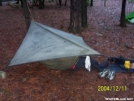 Hennessy Hammock on the ground by SGT Rock in Hammock camping