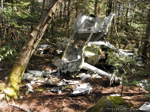 Plane crash atop Calloway Peak