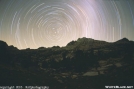 star trails of the high sierra